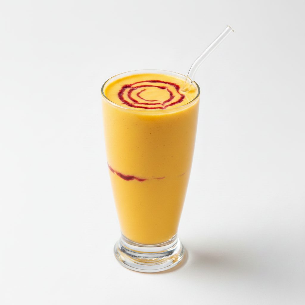 Mango Lassi/ Yogurt Smoothie.