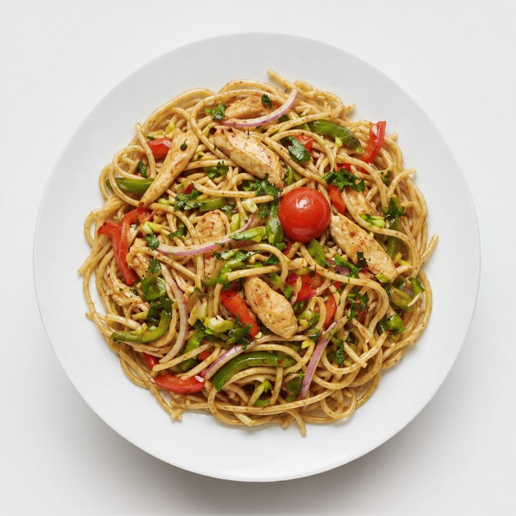Chicken Hakka Noodles.